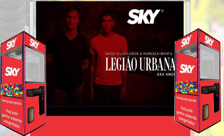 SKY promove ação durante show comemorativo da Legião Urbana