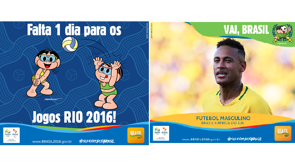 Ministério do Esporte e Mauricio de Sousa Produções firmam parceria para os Jogos Rio 2016