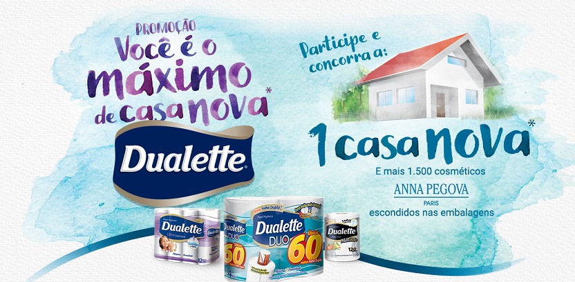 Promoção da Dualette oferece casa e prêmios instantâneos