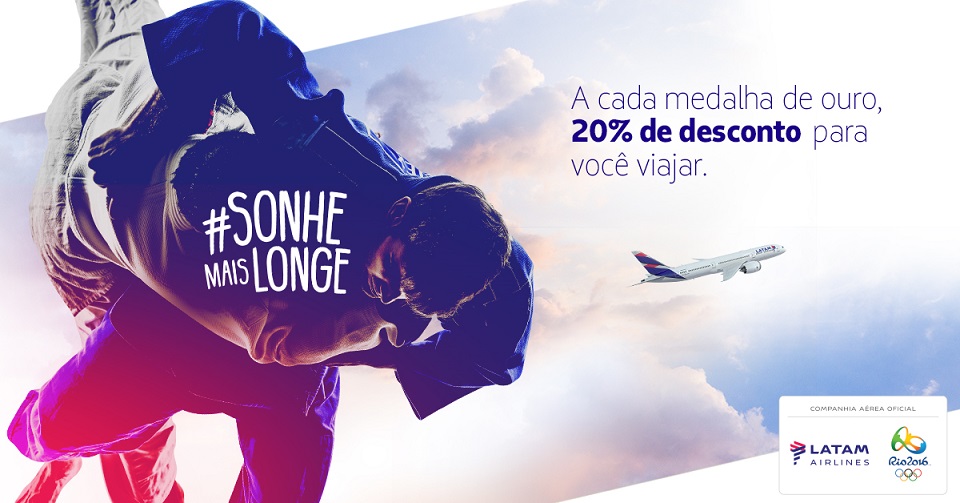 LATAM Airlines estreia campanha promocional inspirada nos Jogos Olímpicos