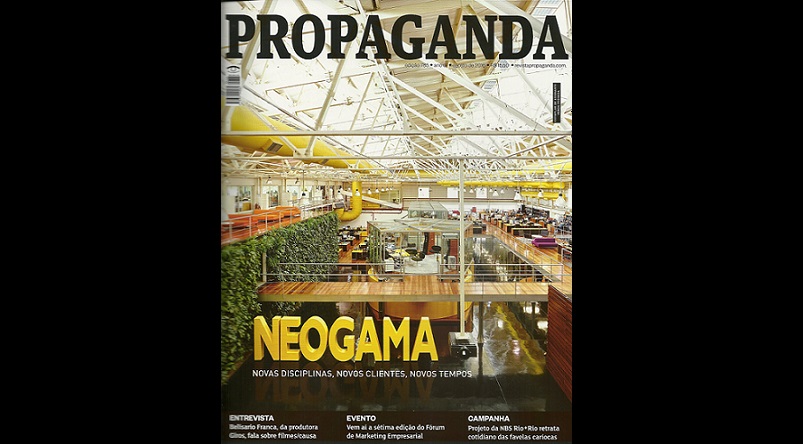 Revista Propaganda conta as novidades da agência Neogama