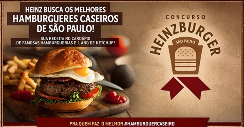 Heinz lança concurso de melhor hambúrguer caseiro