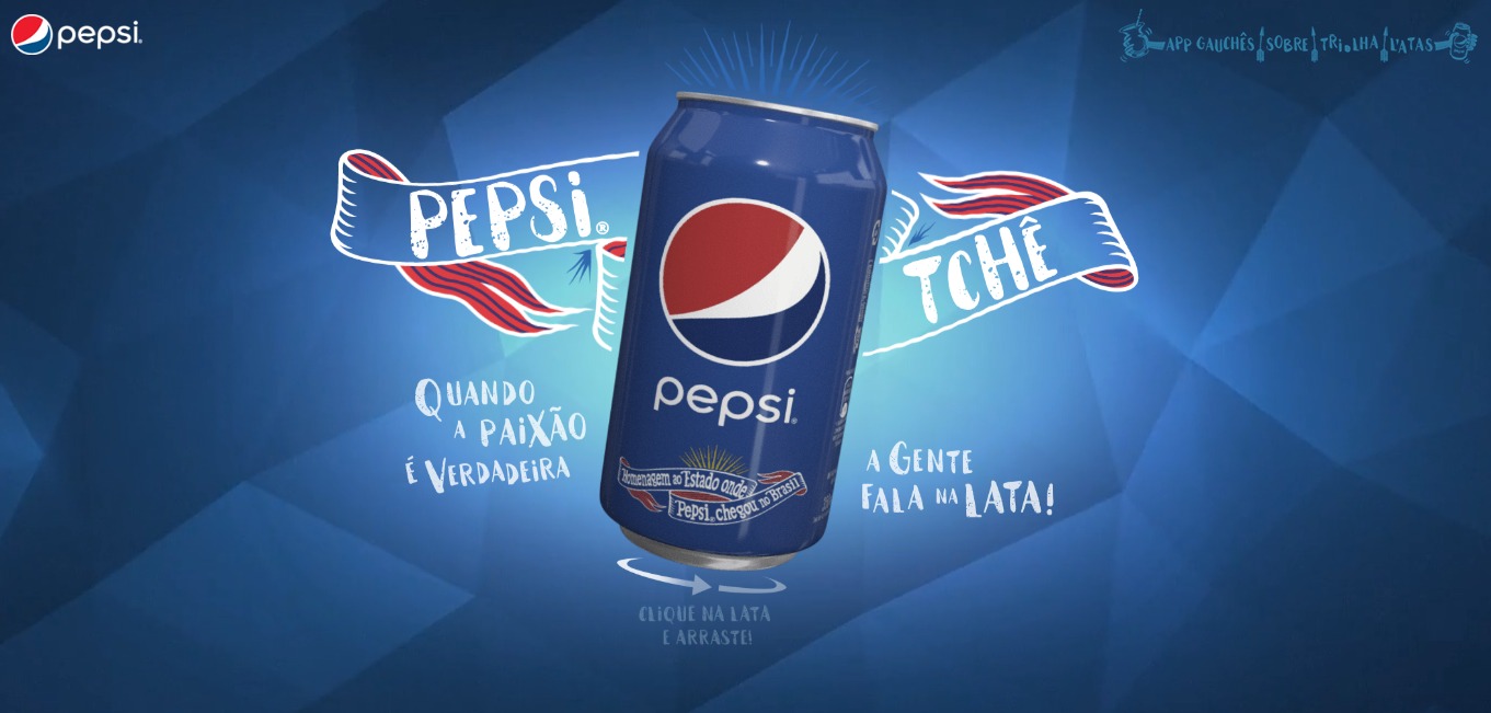 Pepsi celebra sua história com o Rio Grande do Sul com latas comemorativas