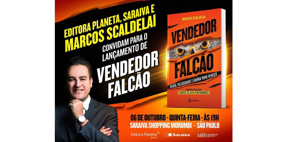 Marcos Scaldelai lança novo livro em São Paulo