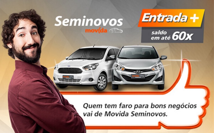Rino Com estreia primeira campanha para Movida Seminovos