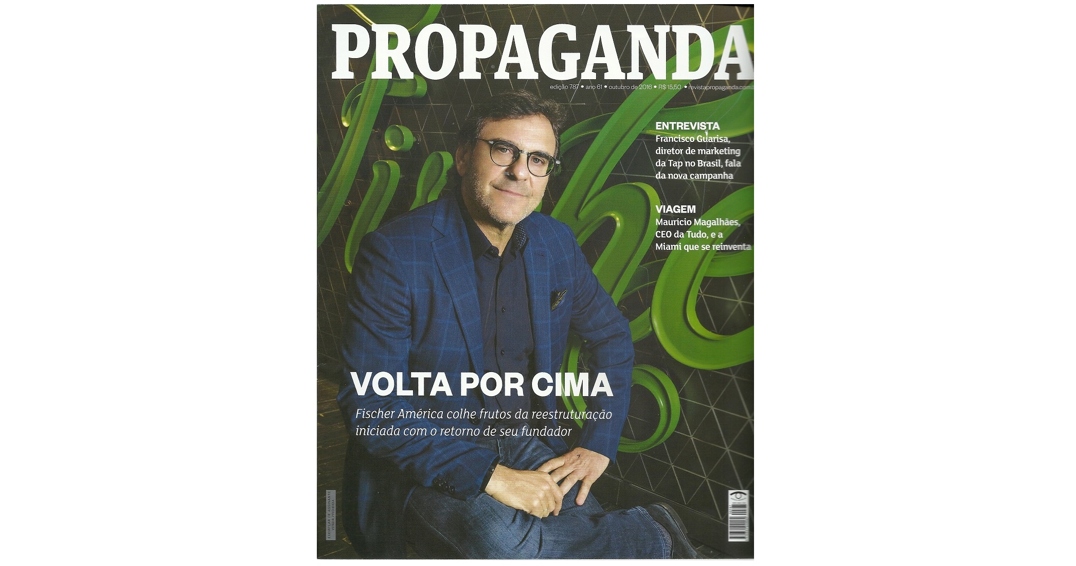 Fischer América é destaque na Revista Propaganda de Outubro