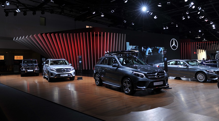 MChecon é responsável pela montagem de estandes Mercedes-Benz e Fiat no Salão do Automóvel 2016