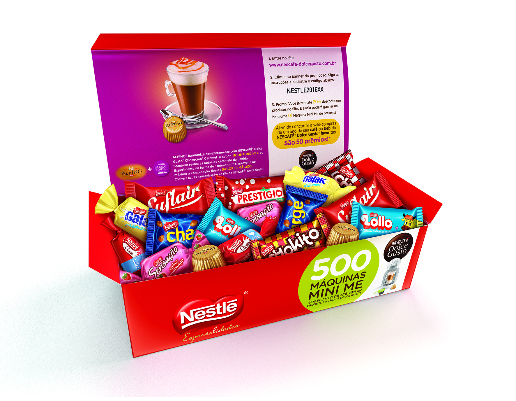 Nestlé lança promoção de Chocolates com Nescafé Dolce Gusto