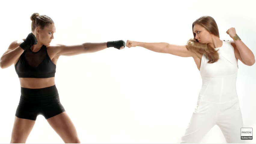 Com Ronda Rousey, Pantente mostra que mulheres bonitas são feitas de força