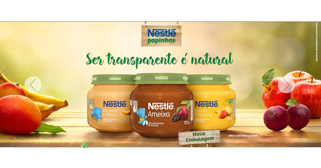 Papinhas Nestlé lançam novas embalagens