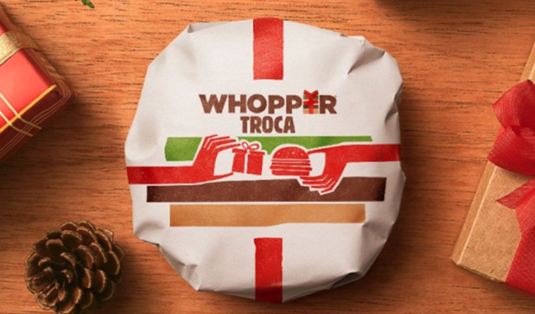 Burger King troca presentes indesejados por Whopper
