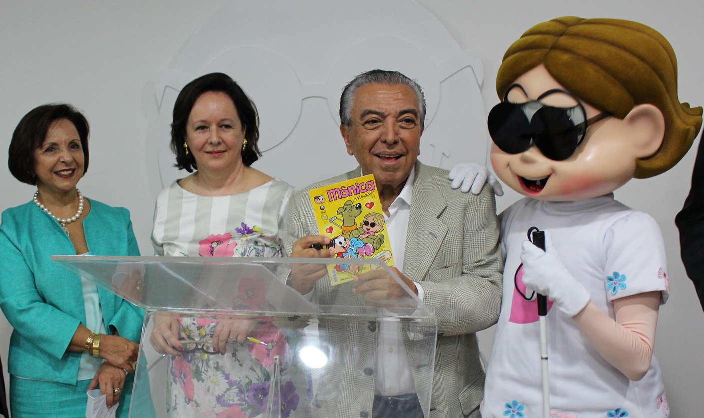 Instituto Mauricio de Sousa e Fundação Dorina Nowill oficializam parceria