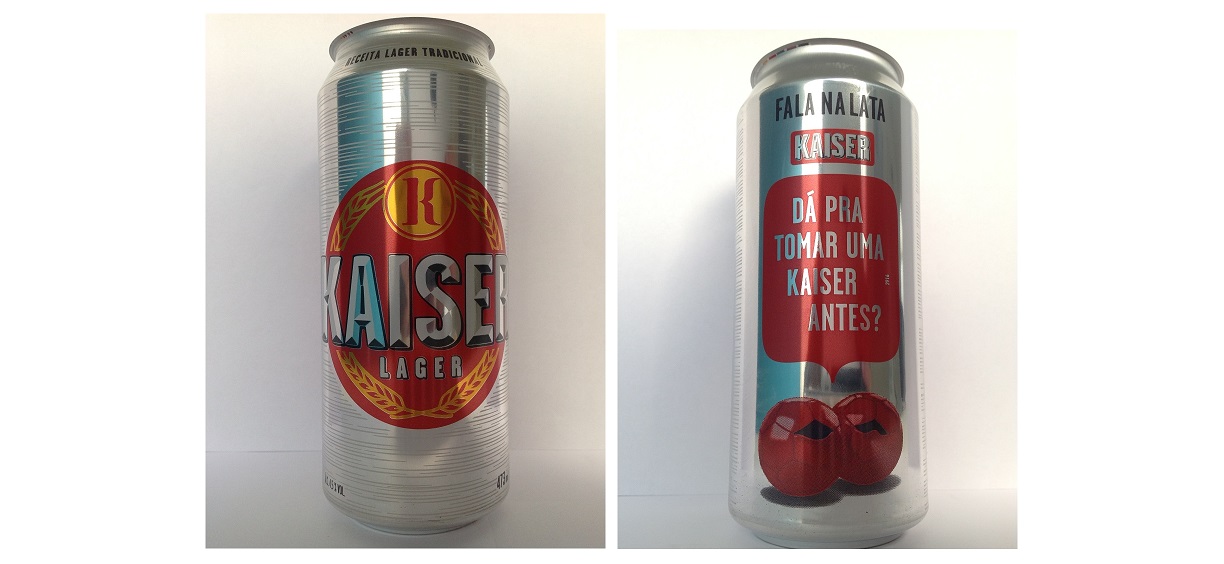 Kaiser lança latas com frases irreverentes