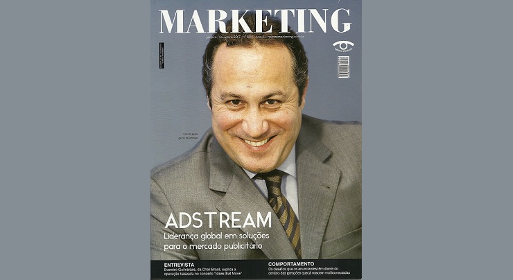 Revista Marketing destaca Adstream e seus cinco anos de atividades no Brasil