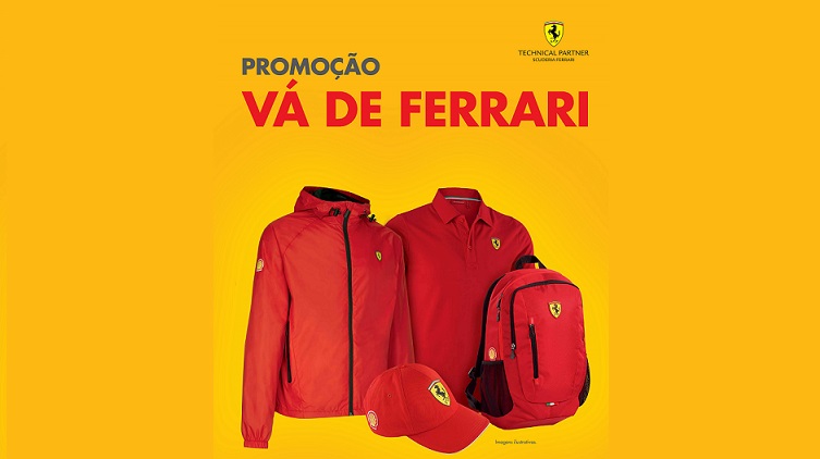 Promoção da Shell vai sortear produtos licenciados da Ferrari