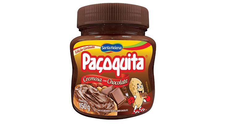Santa Helena lança Paçoquita Cremosa com Chocolate