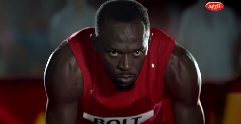 Advil estreia novo comercial com Usain Bolt
