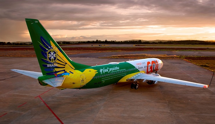GOL apresenta nova aeronave da Seleção Brasileira de Futebol