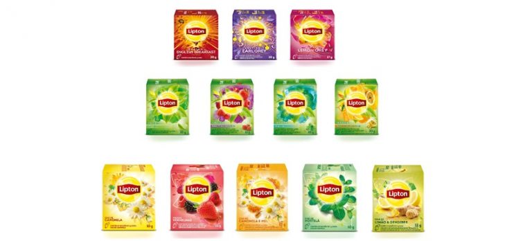 Unilever lança linha de chá quente Lipton