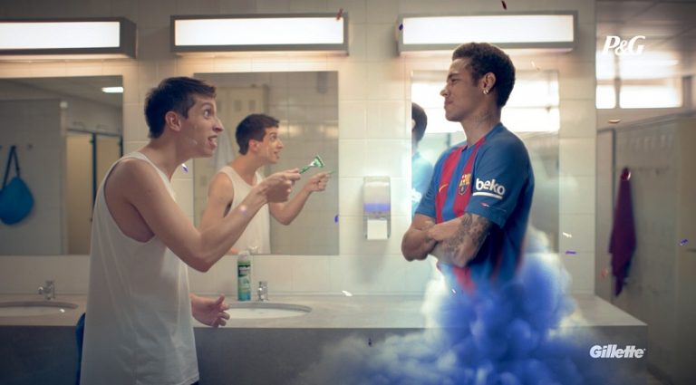 Neymar Jr e Luciano Huck estrelam campanha promocional da Gillette