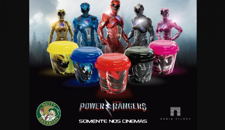 Nutty Bavarian lança linha de bowls colecionáveis inspirada no filme ‘Power Rangers’