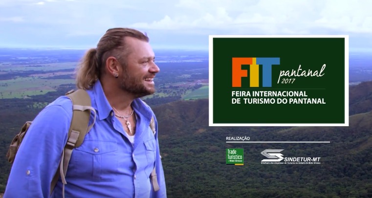 Richard Rasmussen é a estrela da campanha da FIT Pantanal 2017