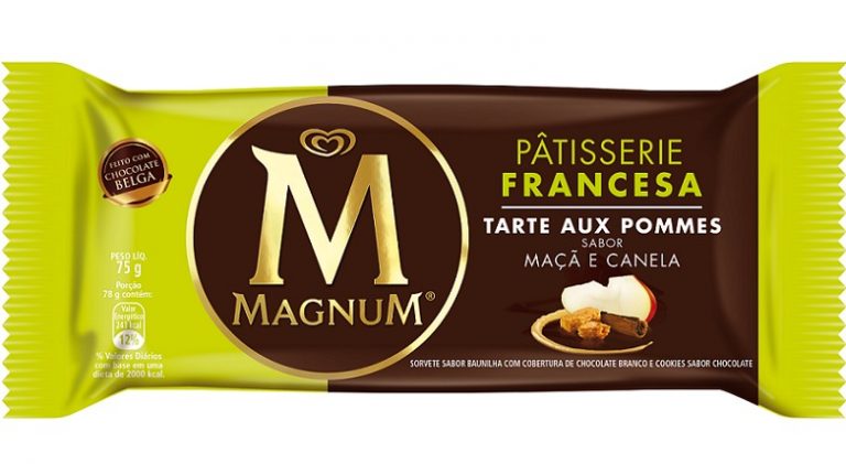 Magnum lança novo sabor Tarte Aux Pommes