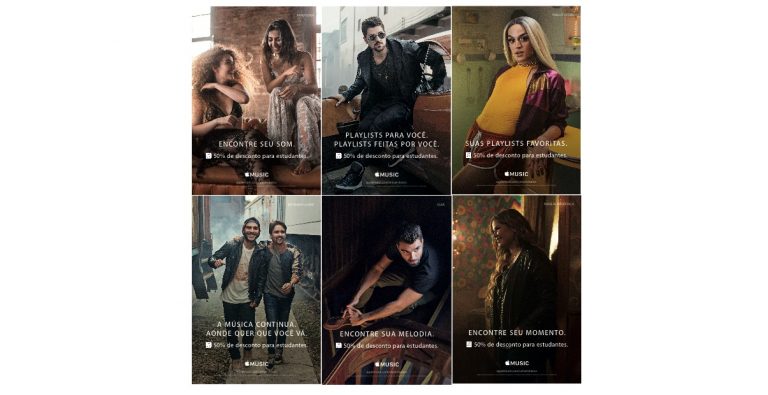 Apple Music destaca artistas brasileiros em nova campanha