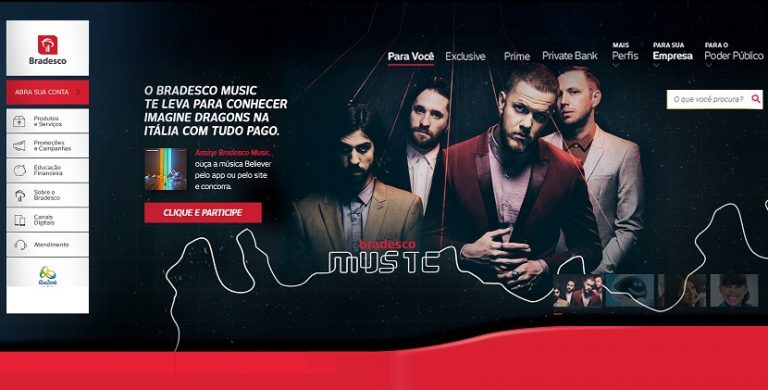 Bradesco Music oferece viagem para cliente ver show da banda Imagine Dragons, na Itália