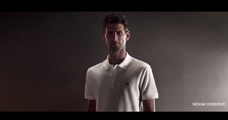 Lacoste anuncia Novak Djokovic como novo embaixador da marca