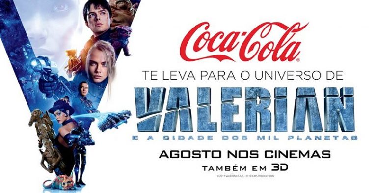 Coca-Cola FEMSA Brasil leva clientes para o universo do filme Valerian e a Cidade dos Mil Planetas