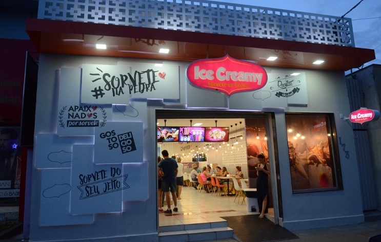 Ice Creamy Sorvetes faz parceria com Team Créatif no Brasil