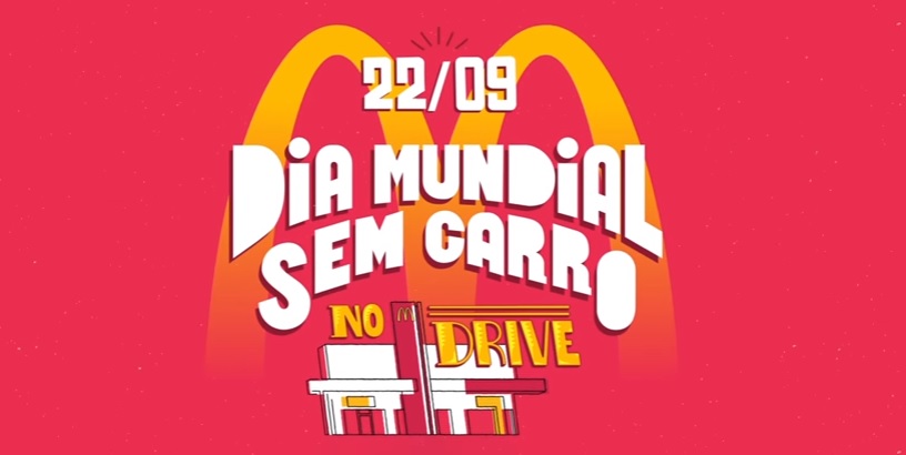 McDonald’s cria ação especial para comemorar o Dia Mundial sem Carro