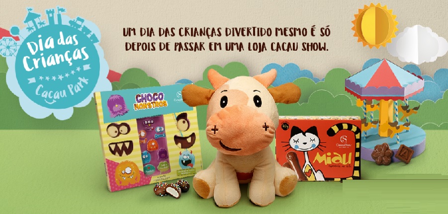 Cacau Show lança novidades nas linhas Chocobichos e Chocomonstros para o Dia das Crianças