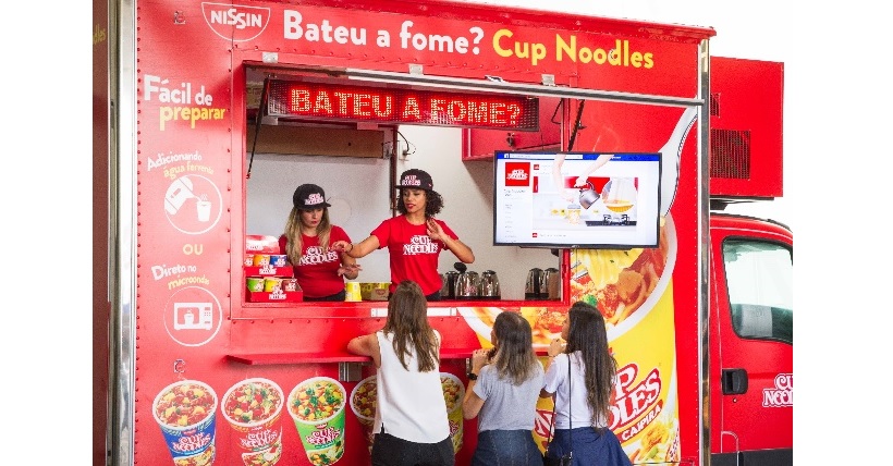 Cup Noodles promove ação com Cup Truck durante Expomusic 2017