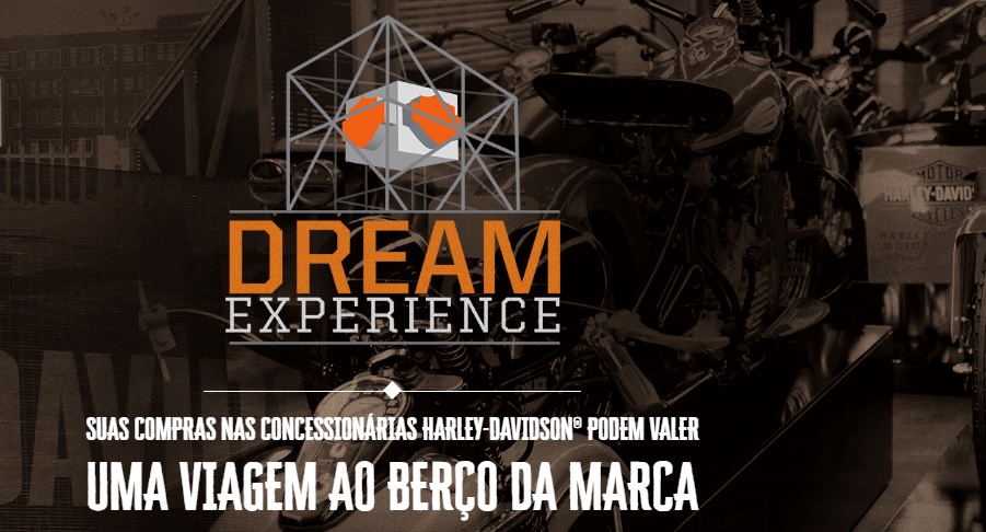 Harley-Davidson lança a promoção ‘Dream Experience’