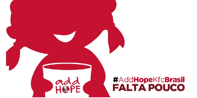 KFC lança terceira edição da campanha “Add Hope no Brasil”