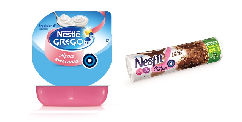Nestlé lança edições especiais em apoio ao câncer de mama