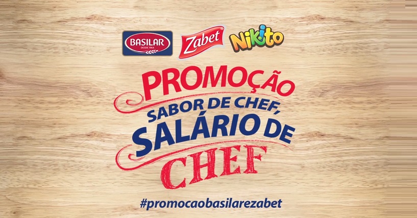 Basilar, Zabet e Nikito lançam promoção “Sabor de Chef, Salário de Chef”