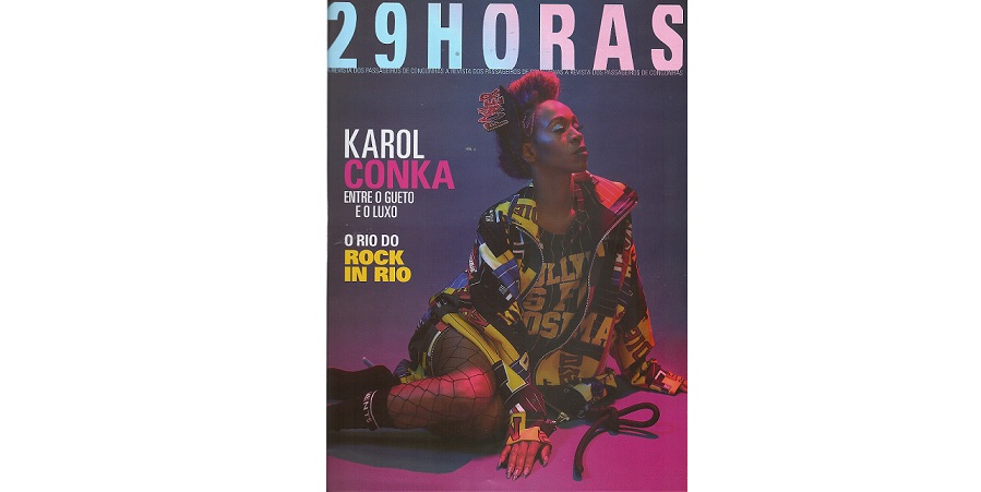 Revista 29HORAS traz entrevista exclusiva com a cantora Karol Conka