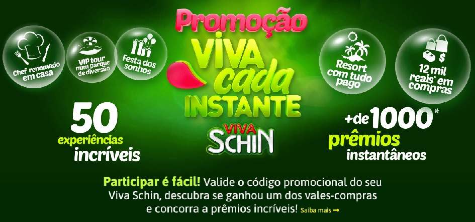 Viva Schin lança Promoção “Viva Cada Instante”