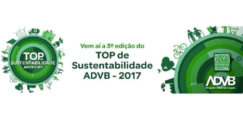 Top de Sustentabilidade 2017, da ADVB, divulga empresas finalistas