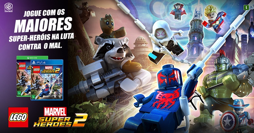 Gloria Brasil assina campanha do game Lego Marvel Super Heroes 2