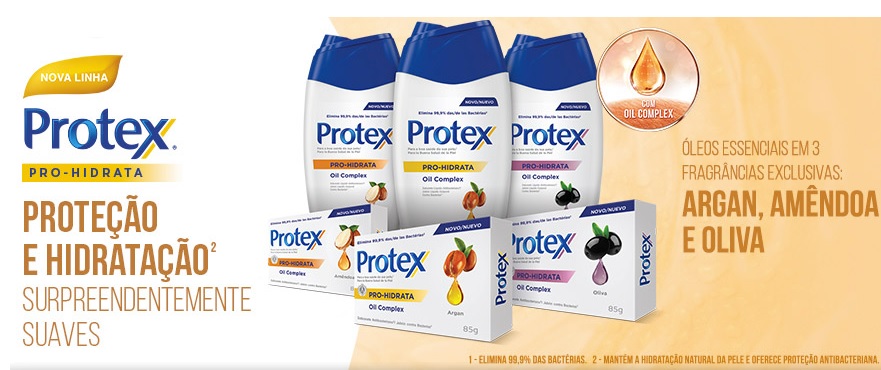 Protex apresenta nova linha de sabonetes Pro-Hidrata