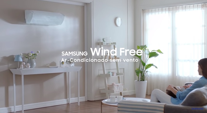 Samsung apresenta nova campanha  “O clima perfeito, rápido e sem vento”