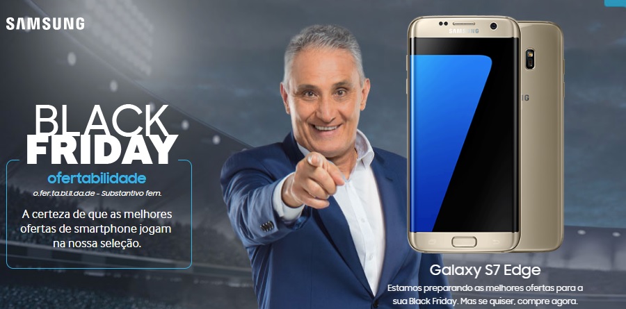 Samsung lança campanha com ações especiais para a Black Friday