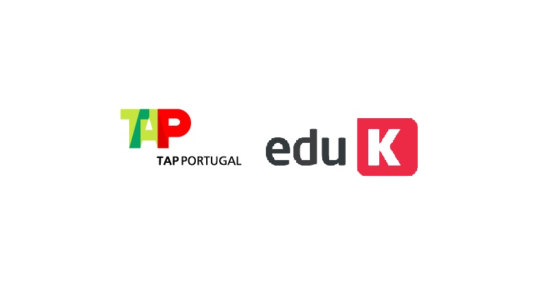 TAP e eduK fecham parceria para exibição de cursos durante voos