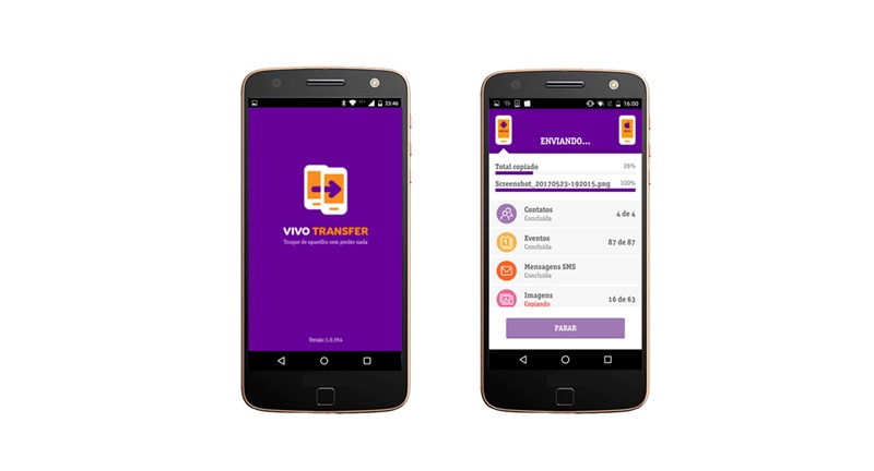 Vivo anuncia lançamento de aplicativo gratuito “Vivo Transfer”