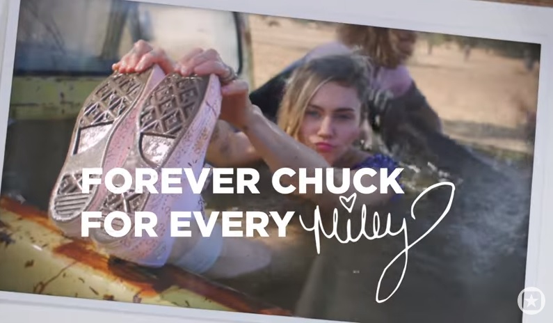Miley Cyrus estrela nova campanha de Converse Chuck Taylor