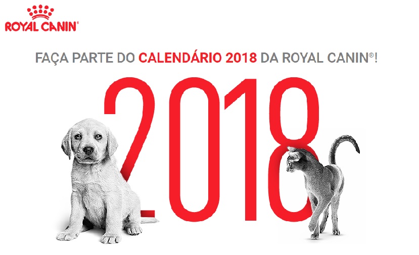 Royal Canin promove concurso que elegerá pets para o calendário 2018